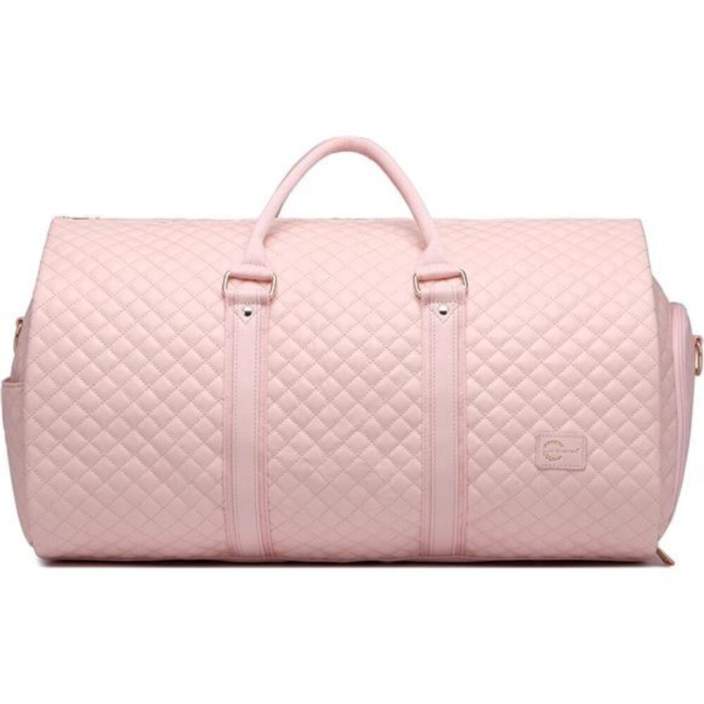 Convertible Carry on Garment Bag for Women,Leather Garment Bags for Travel